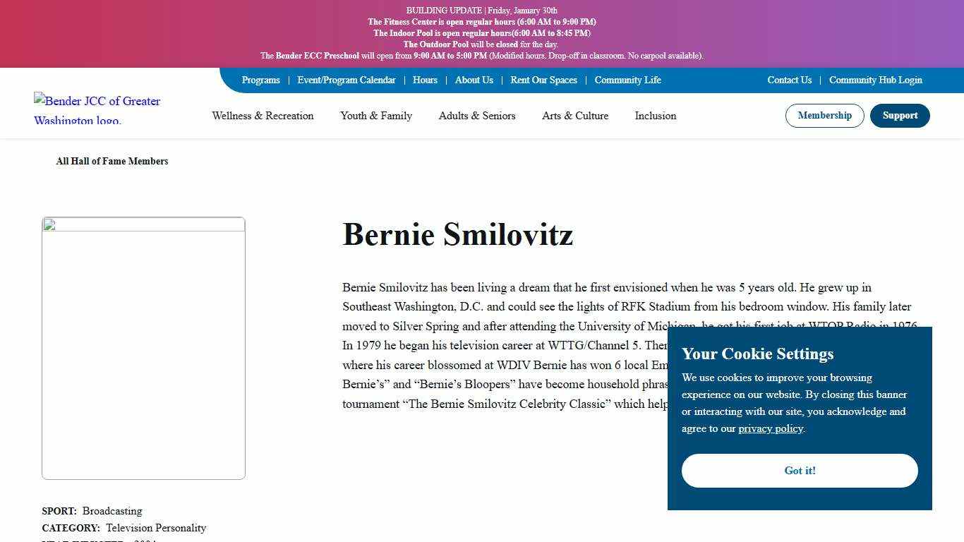 Bernie Smilovitz - Bender JCC